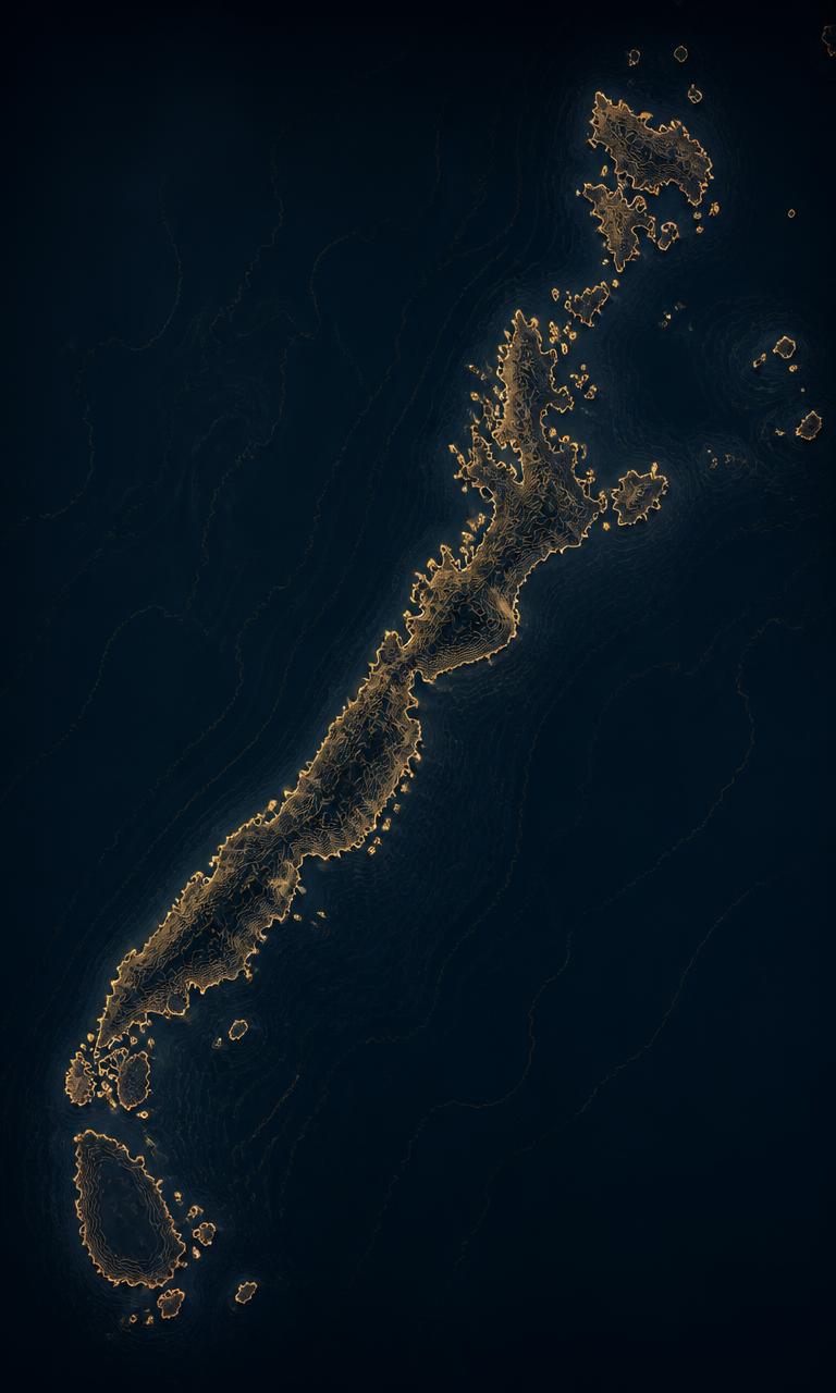 Map of Palawan, Philippines with filming location pins